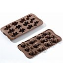 Moule Dinosaures. Silicone. Supporte les températures jusqu'à 260°C. Anti-adhérent. Démoulage facile. Nettoyage au lave-vaisselle. Dim : 21,5 x 11 cm. 12 dinosaures, 4 modèles / plaque. 9,90 €