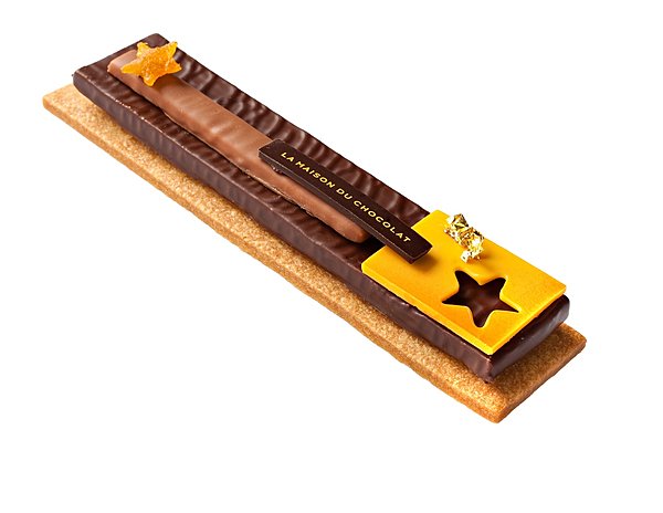 La sTARTElette, un sablé croquant,fruit de la passion, gingembre frais à la Maison du Chocolat