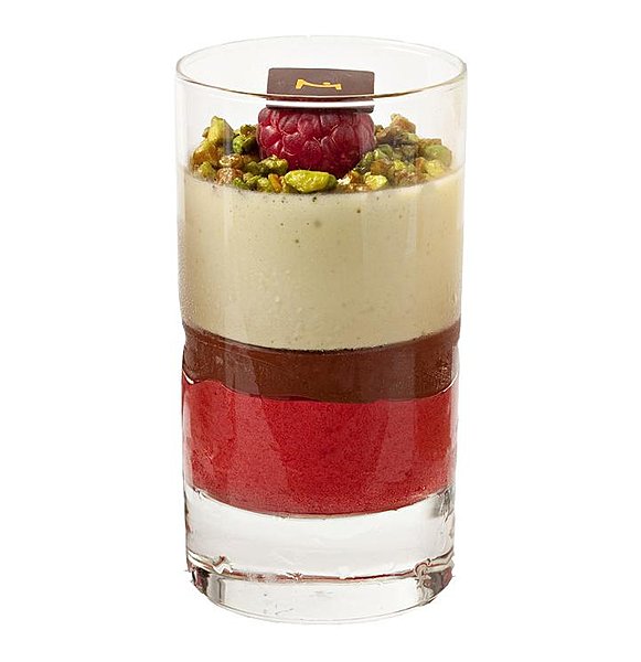 Verrine tricolore de La maison du chocolat