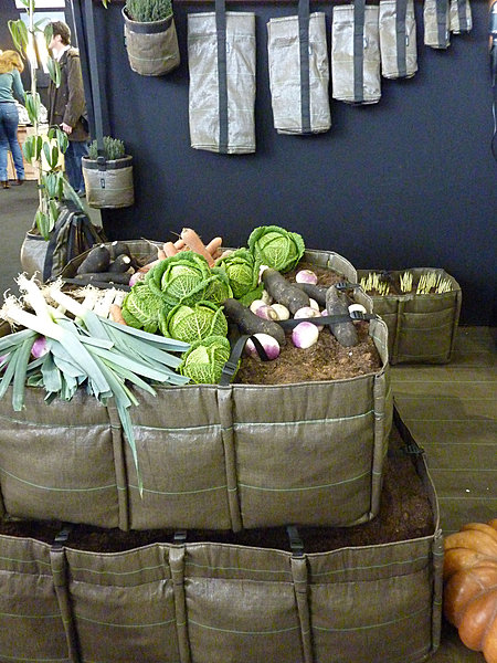 Au fond  les pots /sacs suspendus Bacsac