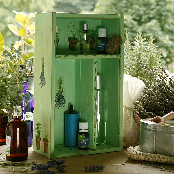 Un rangement en trompe l'œil, effet garanti à partir de matériel fait de...