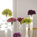 Bougeoirs depareillés et détournés