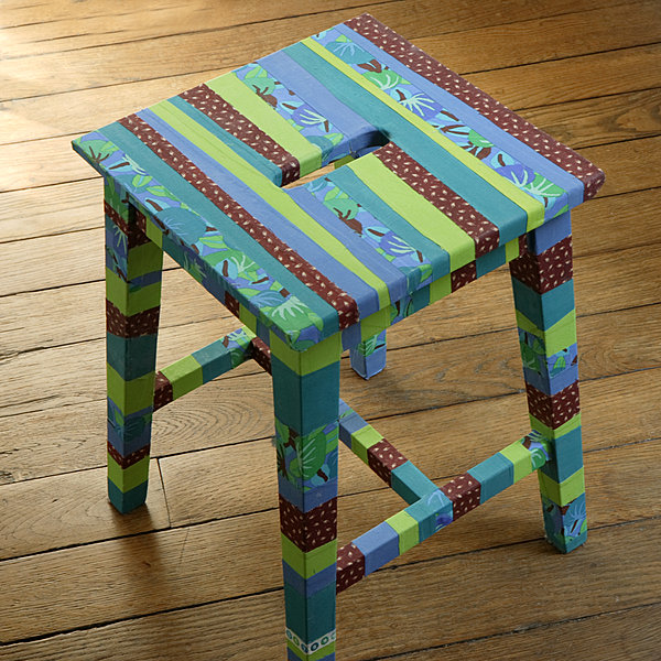 4 - Recouvrir les pieds et les barres transversales