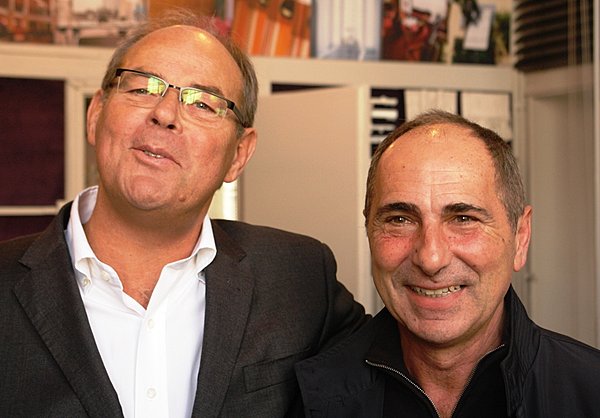 Alain Lenglart et son complice l'architecte et designer Michel Héberlé