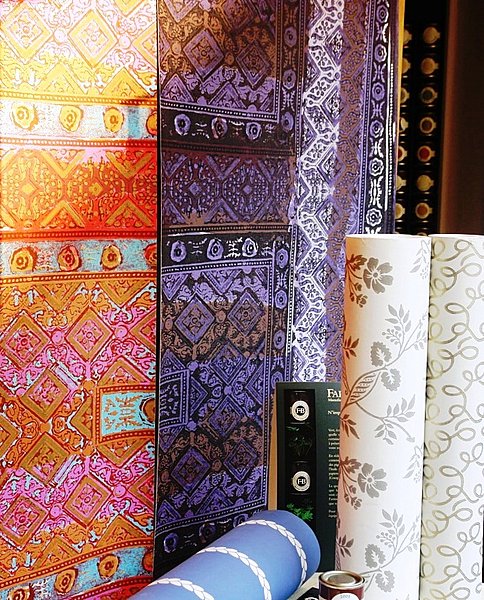 Vitirine réalisée avec Elitis