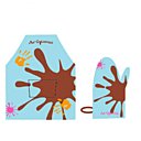 Ensemble gant & tablier bleu - Cookinette. Dim : 55 x 60. Tour de taille : 60 à 80 cm. Gant 20 cm. Age : de 5 à 12 ans. 11,80 €