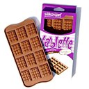 Moule Easychoc « mini tablettes » - Cookinette. Résiste de -60° à 230°. 12 empreintes. Dim : 21 x 10,5 cm. 9,70 €