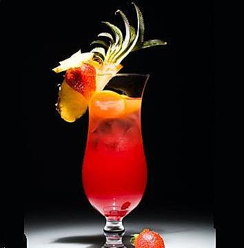 Un long drink frais et coloré