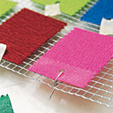 5- Fixer les étiquettes sur le grillage