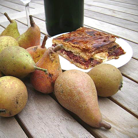 Le pâté aux poires de Fisée, millefeuilles d'automne sucré