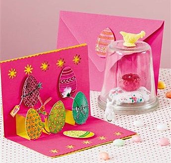 4- Une carte pour Pâques réalisée en Pop-up