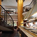 Au rez-de-chaussée, l'espace grill