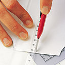 1- Marquer la nervure centrale avec le cutter