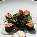 Le saumon mi-cuit en feuille de Nory