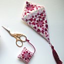 L'étui à ciseaux rouge rubis de Marie Anne Réthoret-melin