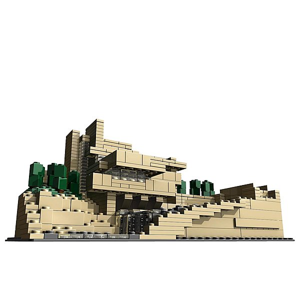 Et la maison Fallingwater de Frank Lloyd Wright