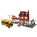 Un petit bout de quartier : la boutique et la pizzeria