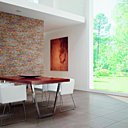 Pose droite très actuelle pour le carrelage Brick Soft de Tile of Spain