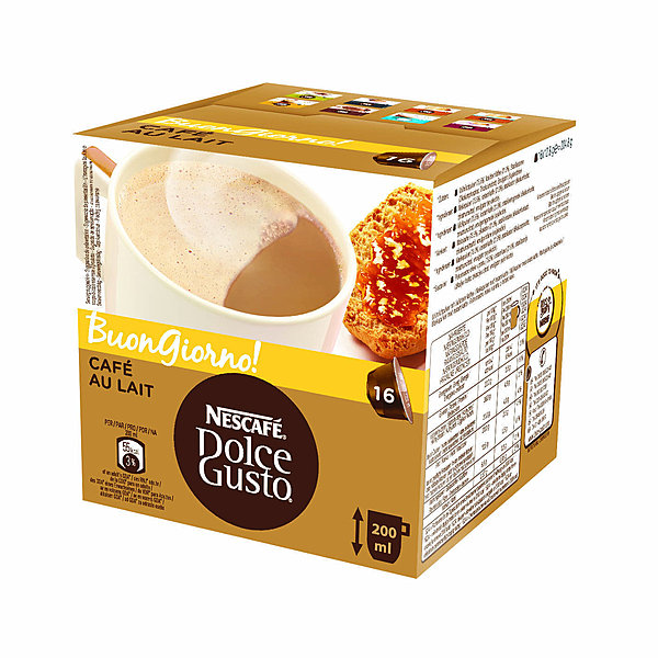 La nouvelle dosette Café au Lait, équilibre parfait du café et du lait