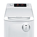 Dotée d'un réservoir de 4,5 litres, à remplir tous les 3 mois environ, cette machine calcule et distribue automatiquement la juste dose de lessive à chaque lavage. 7 kg. Label AAA. Dose-e MAX14D3F. Brandt.