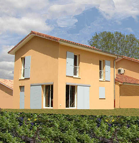 Importance de l'exposition, ici la facade Sud