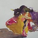 Autre Corrida, 2009, aquarelle, 13 x 20 cm