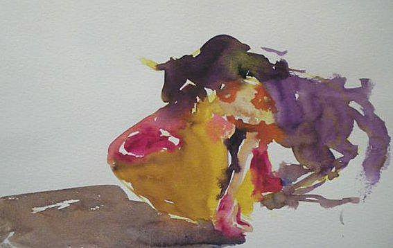 Autre Corrida, 2009, aquarelle, 13 x 20 cm
