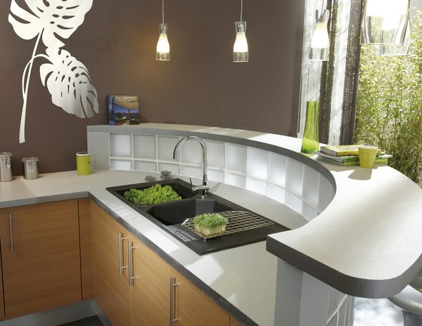 En petite surface pour laisser passer la lumière dans une ambiance très contemporaine