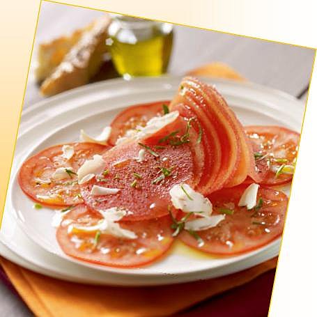 Carpaccio Tutti Frutti chez Monini