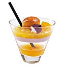 Cocktail Teese  Cointreau, violette, pomme et citron