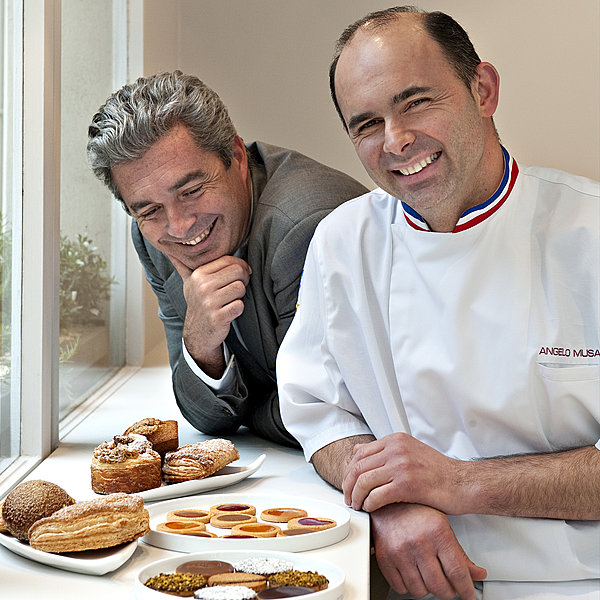 Angelo Musa nous a accueillis, Conticini étant absent !
