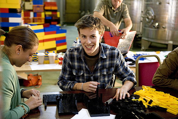 Quelque 2000 volontaires ont participé à la construction de la maison Lego