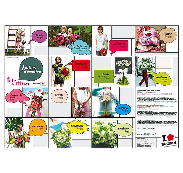 Pour le dire avec des fleurs à sa maman chérie...