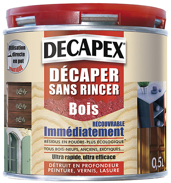 Decapex propose une gamme complète pour décaper tous les supports