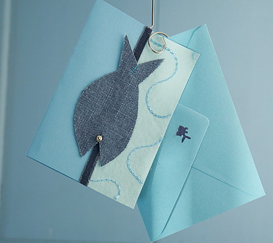 4- Le poisson en toile de jean