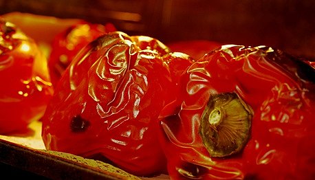 Poivrons grillés au four