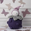 1- Lutin malin tricoté au point de jersey et point mousse