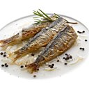 Sardine en escabèche avec le thym et l'ail