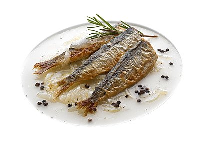 Sardine en escabèche avec le thym et l'ail
