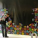 Graffeurs à l'oeuvre chez Elitis