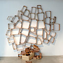 Etagères Split de Peter Marigold à la Fat Galerie Design pour composer sa propre bibliothèque