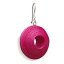 boucle d'oreille fushia
