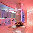 Le banc accompagne à l'intérieur