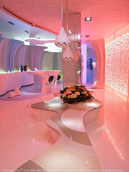 Le banc accompagne à l'intérieur