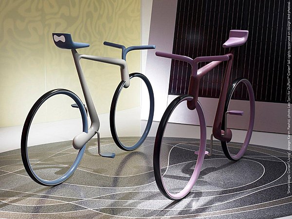 Des vélos en Corian... juste pour la déco