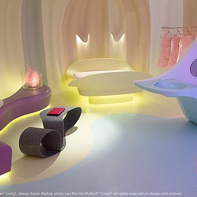 Le salon s'accole à la chambre à coucher