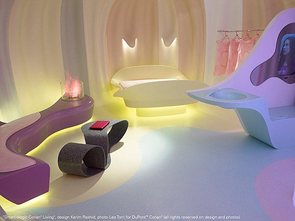 Le salon s'accole à la chambre à coucher