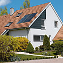 Habitation équipée de capteurs solaires Inisol Neo, De Dietrich