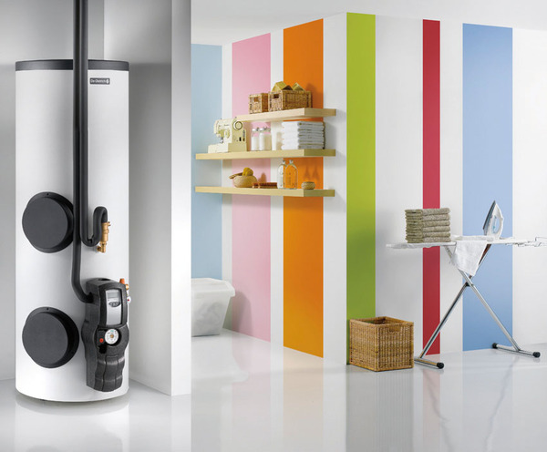 Préparateur solaire Inisol Uno pour la production d'eau chaude sanitaire, De Dietrich