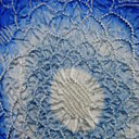 Tissu travaillé selon la technqiue shibori